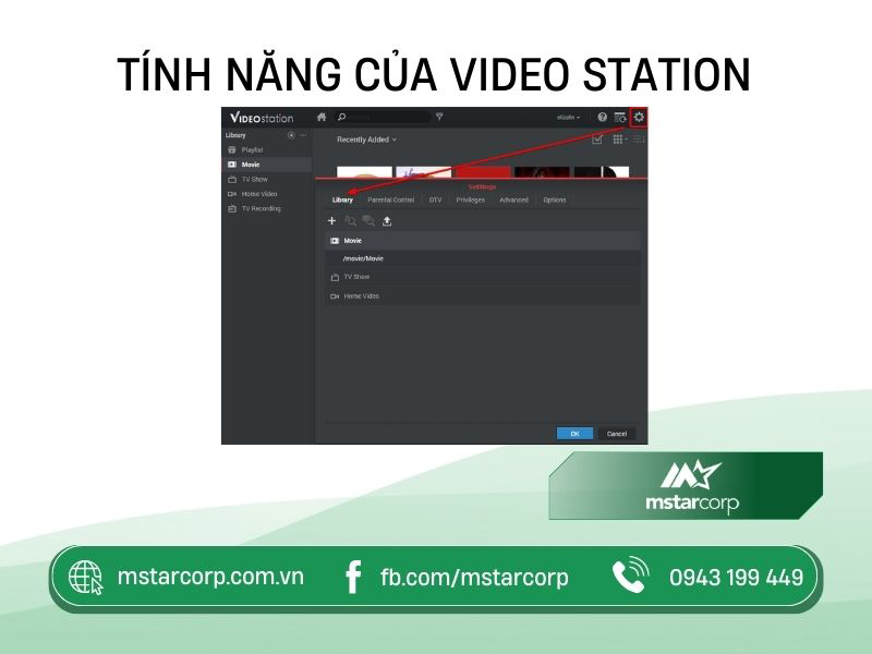 Tính năng của Video Station