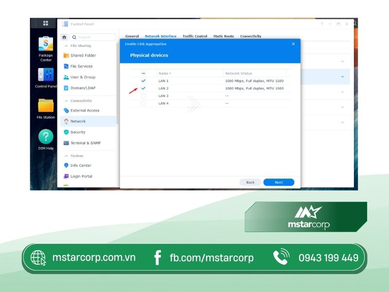 Bước 3 gộp nhiều card mạng cho NAS Synology