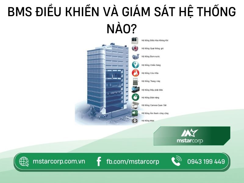 BMS điều kiển và giám sát hệ thống nào