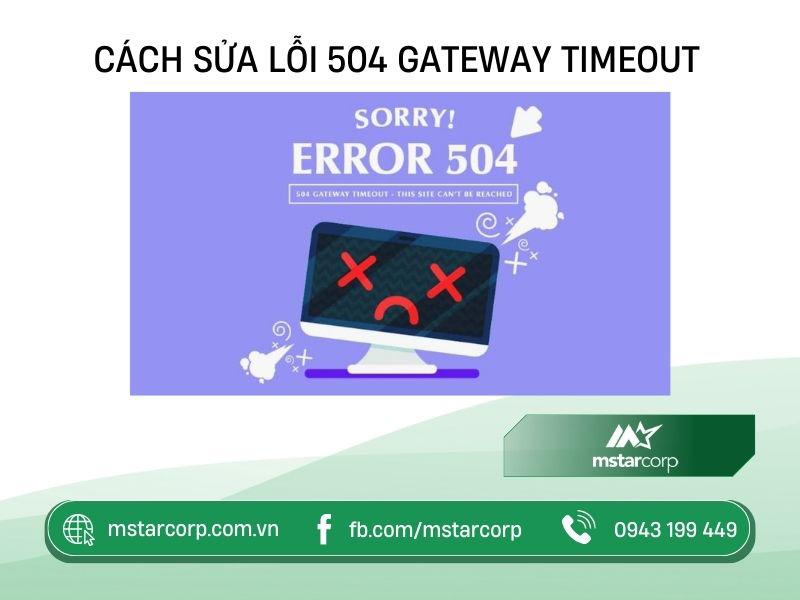 Cách sửa lỗi 504 Gateway Timeout