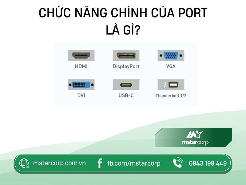 Chức năng chính của Port là gì?