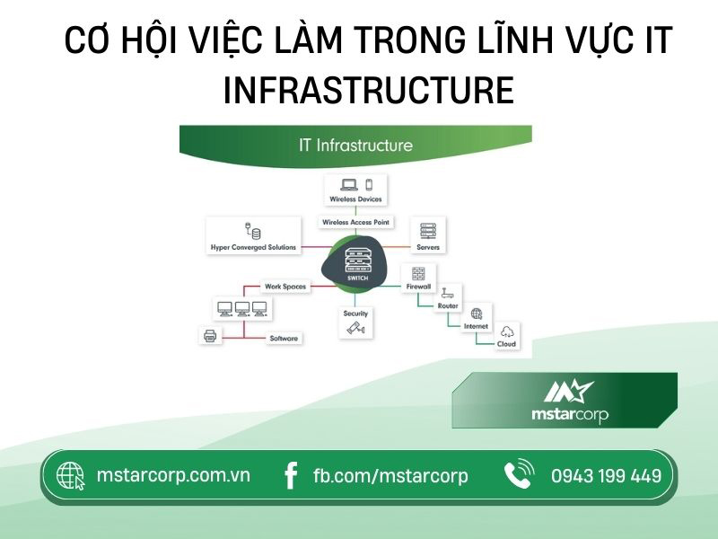 Cơ hội việc làm trong lĩnh vực IT Infrastructure