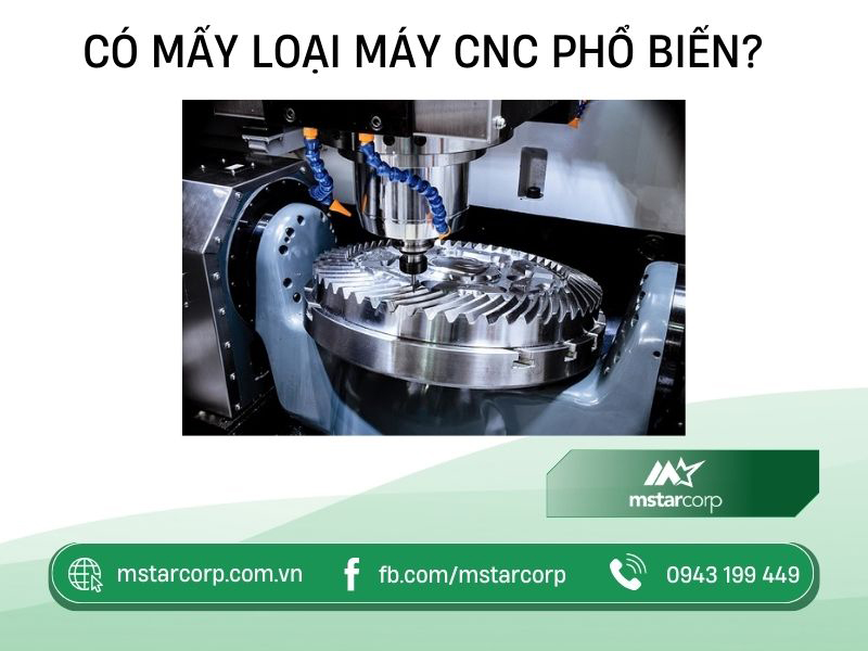 Có mấy loại máy CNC phổ biến?