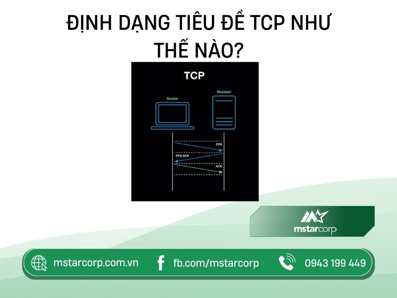 Định dạng tiêu đề TCP như thế nào?