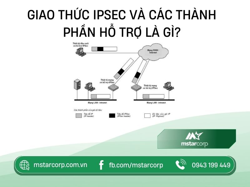 Giao thức IPSec và các thành phần hỗ trợ là gì?