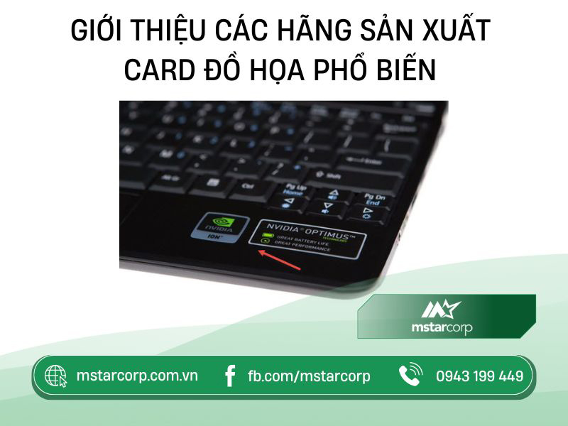 Giới thiệu các hãng sản xuất card đồ họa phổ biến