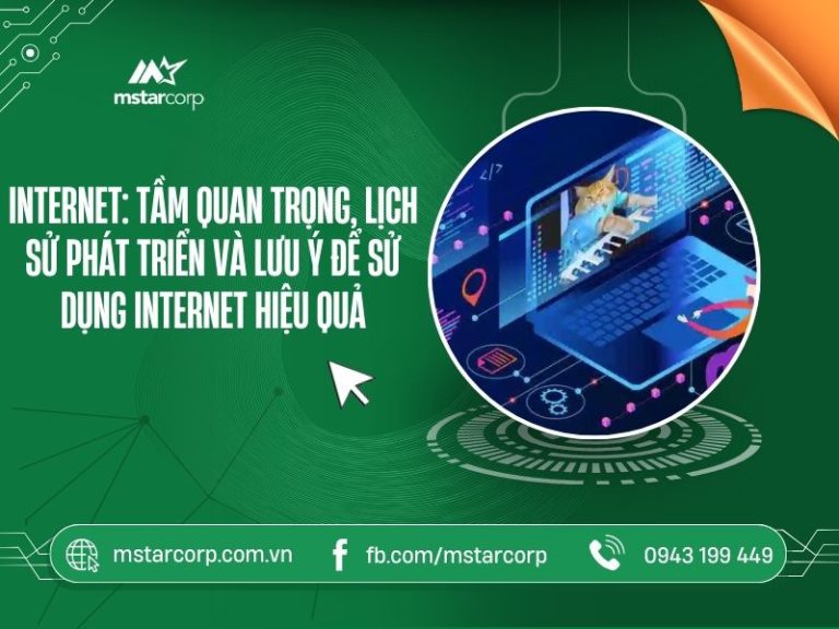 Internet: tầm quan trọng, lịch sử phát triển và lưu ý để sử dụng Internet hiệu quả