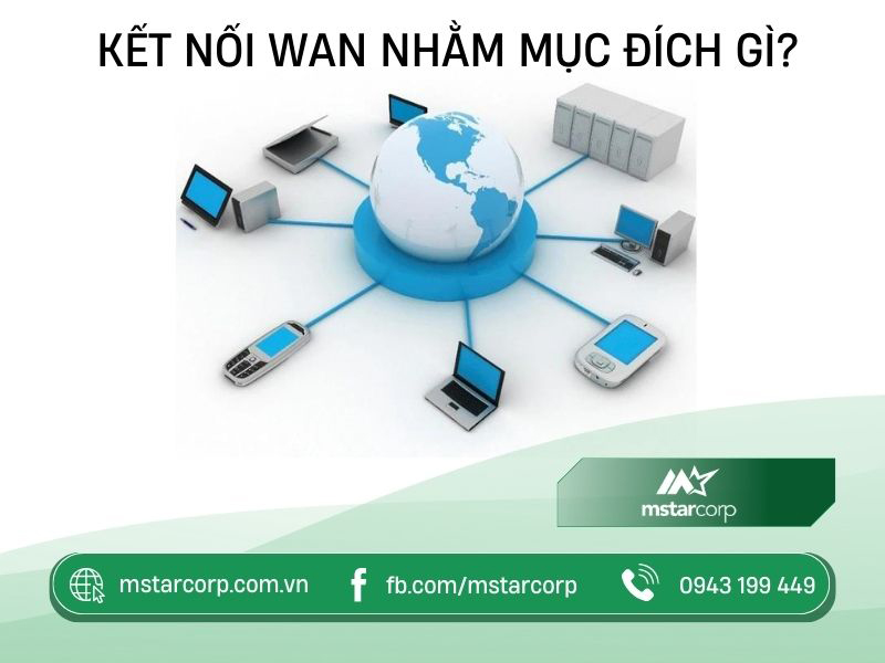 Kết nối WAN nhằm mục đích gì?