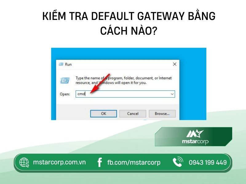 Kiểm tra Default Gateway bằng cách nào?