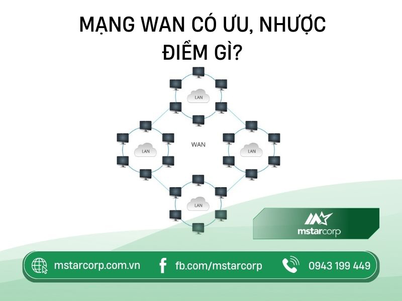 Mạng WAN có ưu, nhược điểm gì?