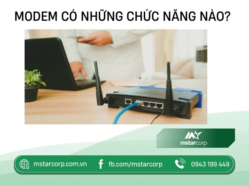 Modem có những chức năng nào?