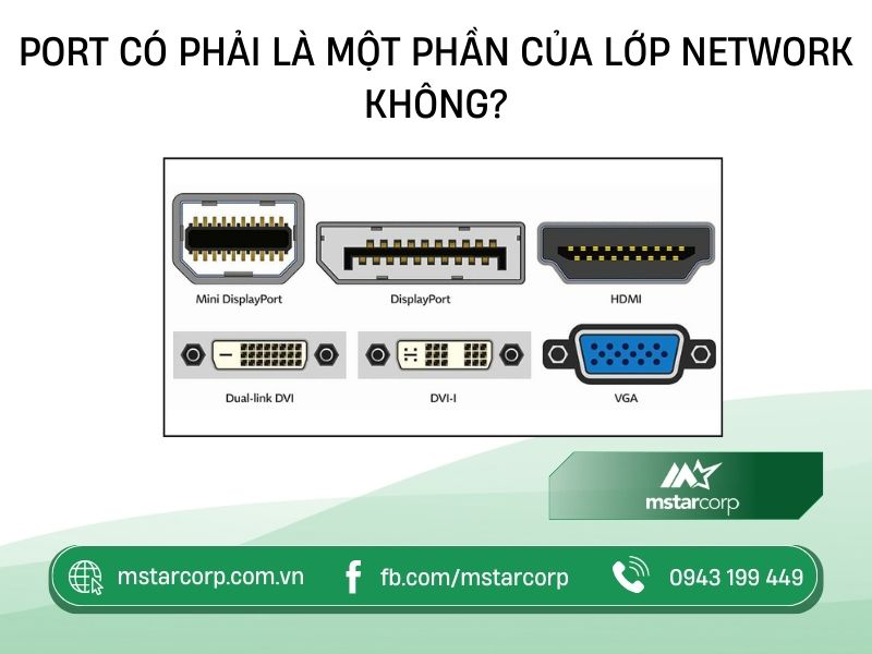 Port có phải là một phần của lớp network không?