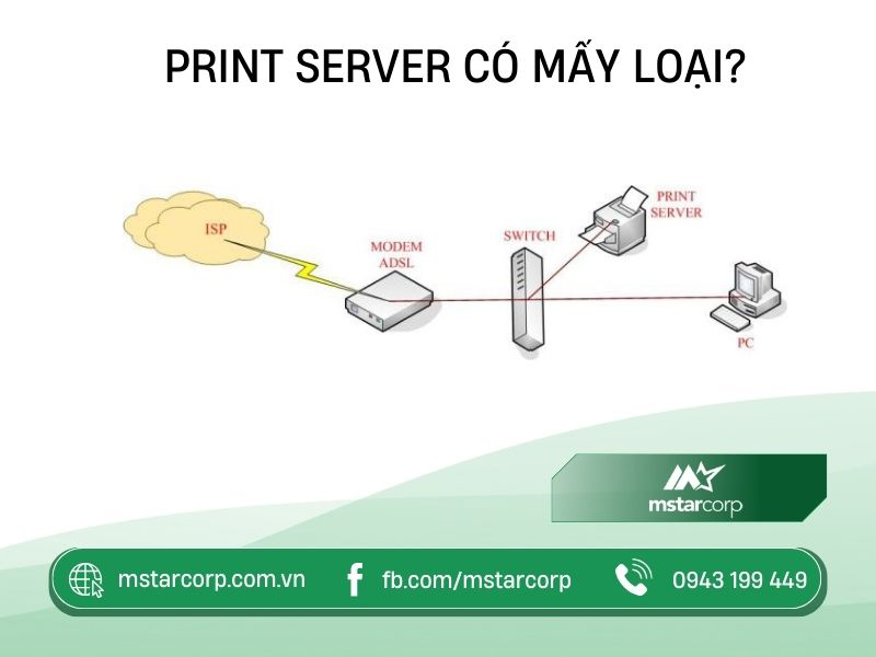 Print Server có mấy loại?