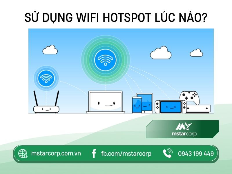 Sử dụng WiFi Hotspot lúc nào