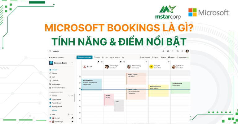 Microsoft Bookings là gì? Tính năng & Điểm nổi bật