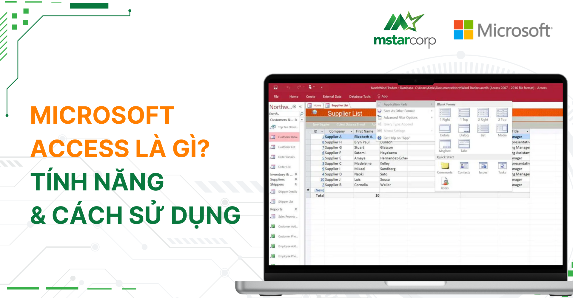 Microsoft Access là gì? Tính năng & Cách sử dụng đơn giản