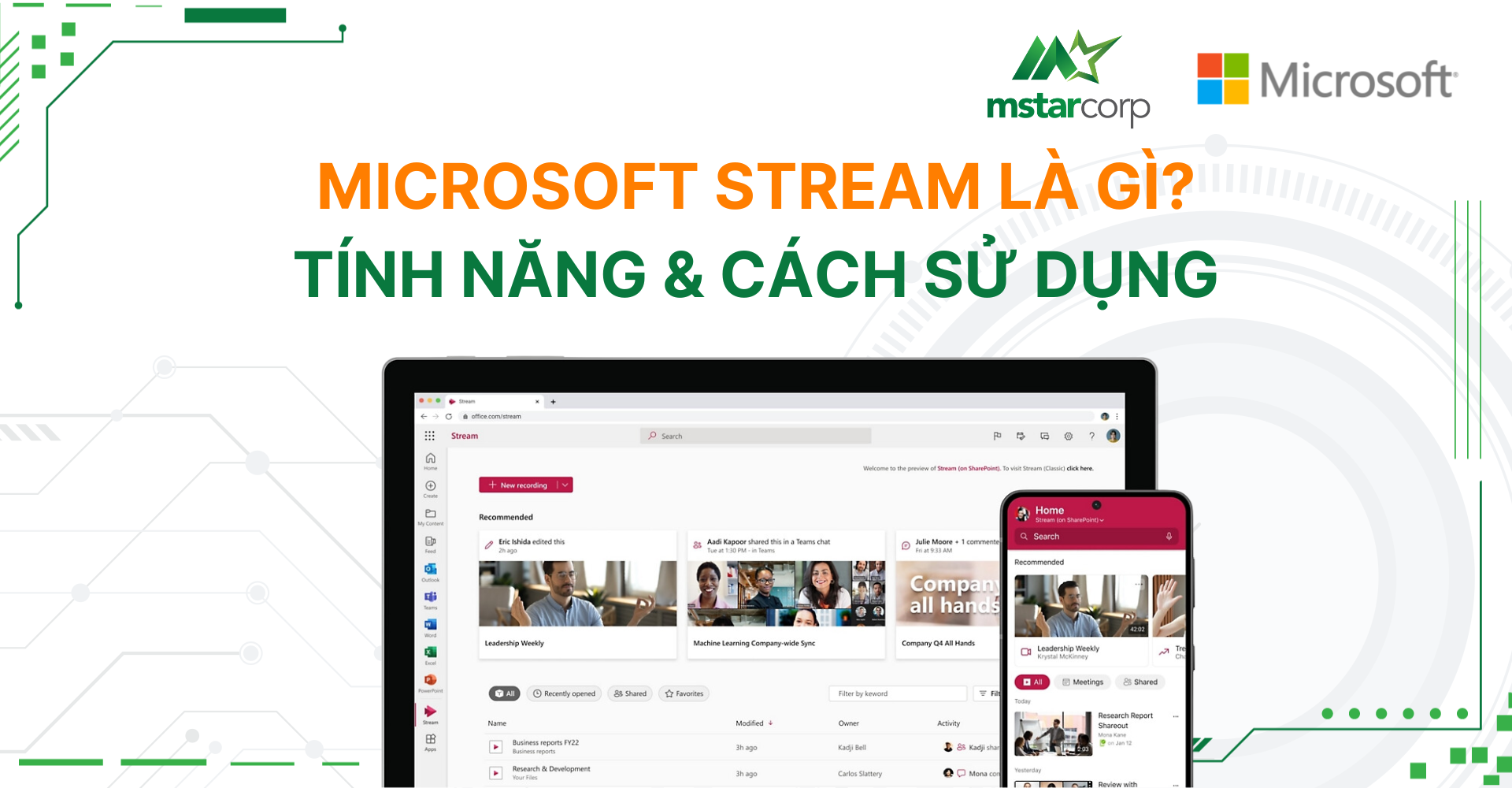 Microsoft Stream là gì? Tính năng & Cách sử dụng