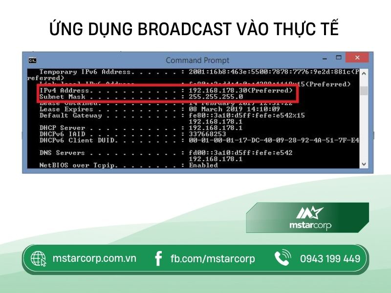 Ứng dụng Broadcast vào thực tế