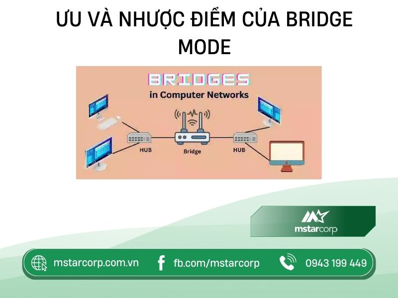 Ưu và nhược điểm của Bridge mode