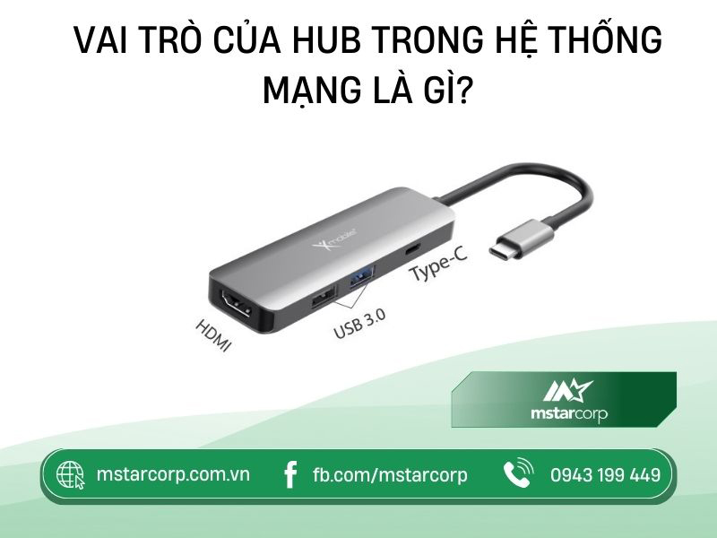 Vai trò của Hub trong hệ thống mạng là gì