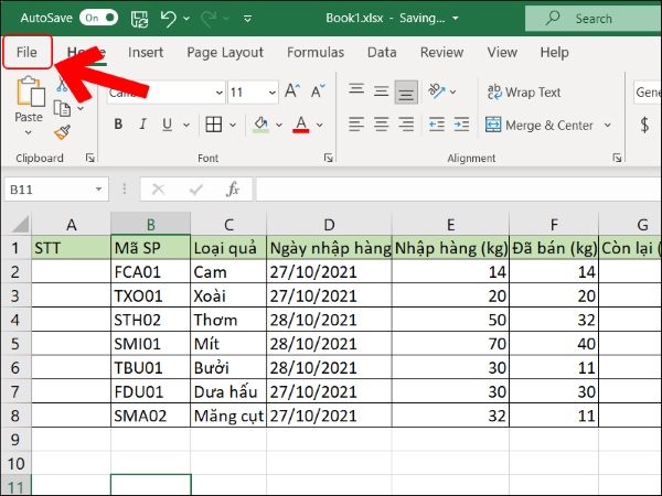 Cách đánh số thứ tự trong Excel bằng Auto fill