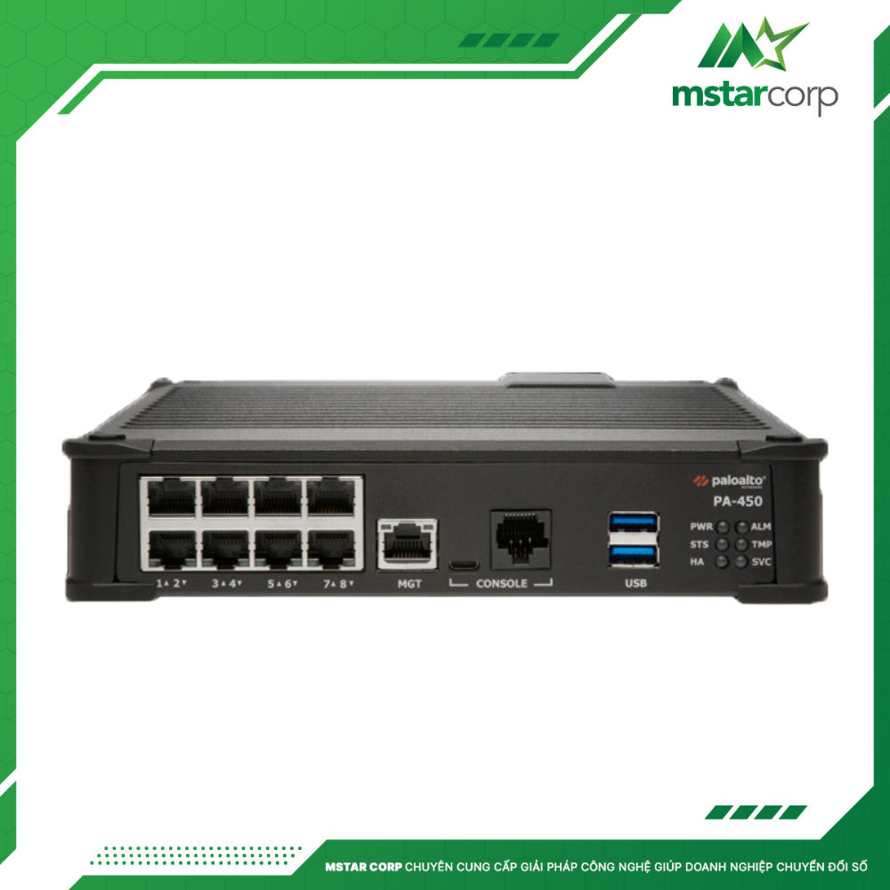 Thiết bị tường lửa Firewall Palo Alto Networks PA-450