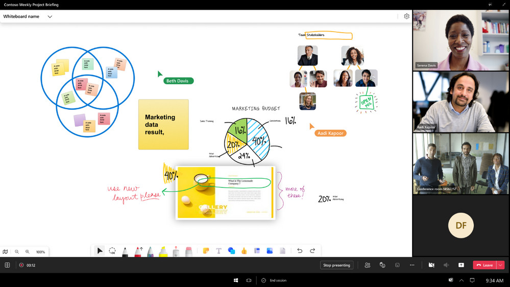 Hướng dẫn cách sử dụng Whiteboard Microsoft chi tiết