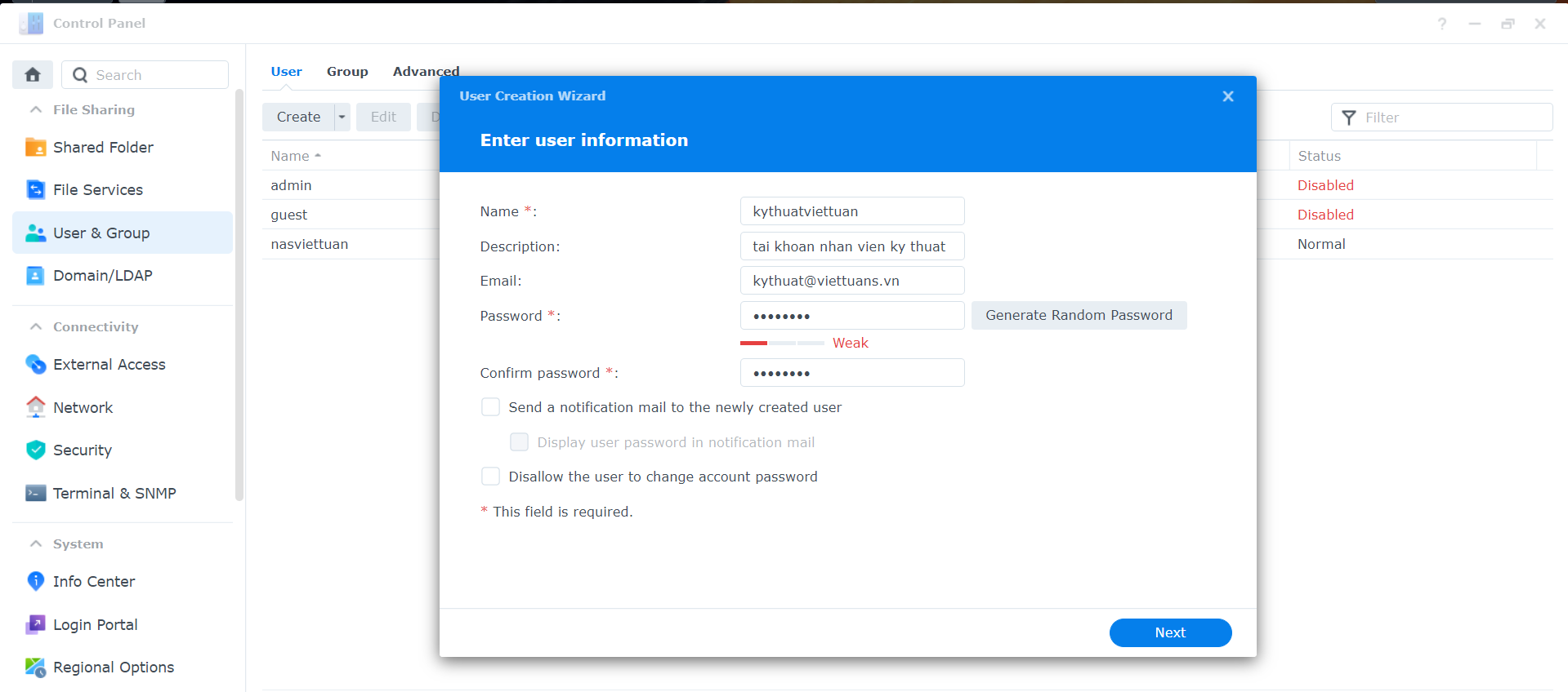 Hướng dẫn xử lý lỗi không thể truy cập thư mục được chia sẻ trên NAS Synology qua SMB hoặc AFP