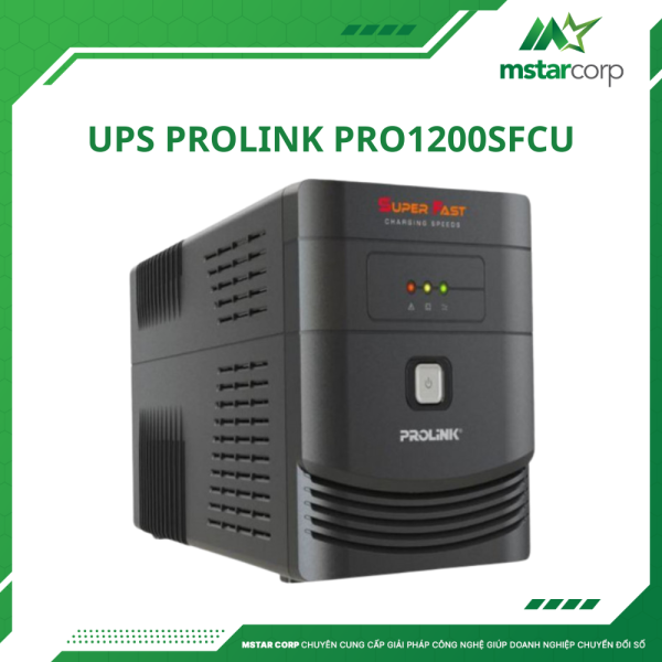 Bộ cấp điện UPS Prolink PRO1200SFCU