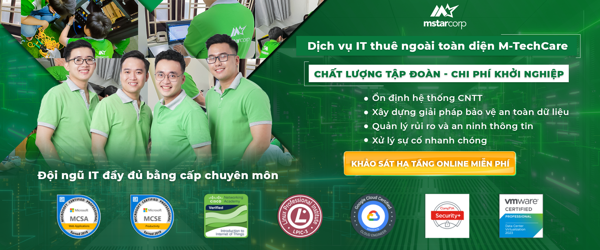 Dịch vụ IT thuê ngoài cho doanh nghiệp thời trang M-TechCare