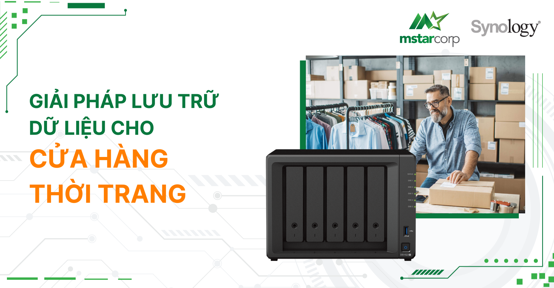 Giải pháp lưu trữ dữ liệu cho cửa hàng thời trang