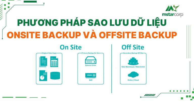 Phương pháp sao lưu dữ liệu Onsite Backup và Offsite Backup