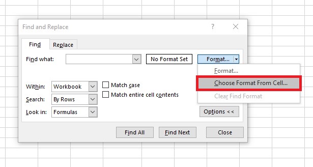 Tìm kiếm trong Excel