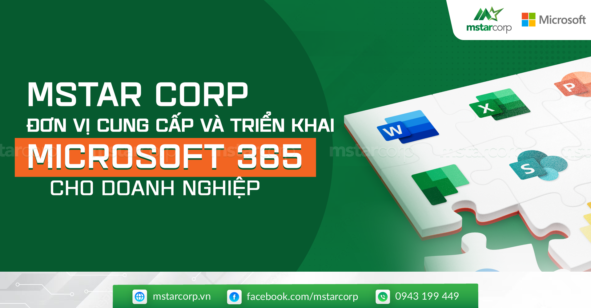 Mstar Corp cung cấp giải pháp Microsoft 365 cho doanh nghiệp