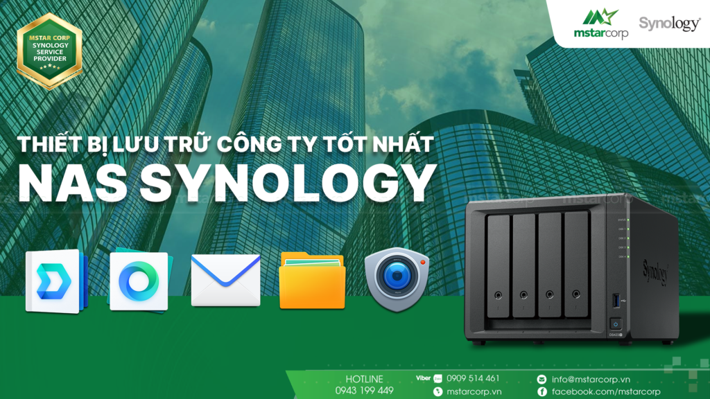 Thiết bị lưu trữ NAS Synology - Giải pháp lưu trữ dữ liệu cá nhân an toàn, hiệu quả