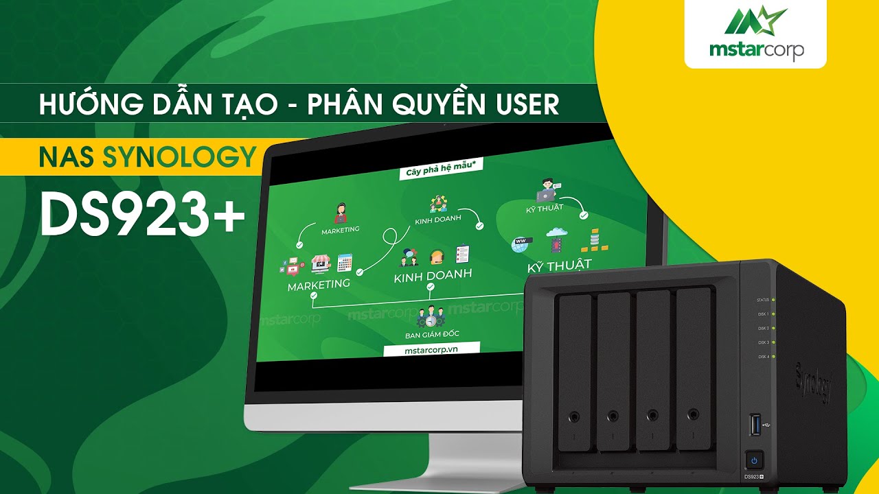 Phân quyền truy cập dễ dàng với NAS Synology