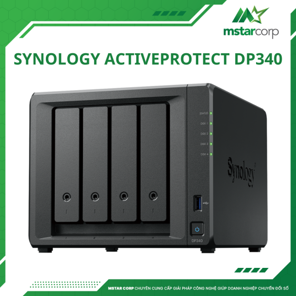 Thiết bị sao lưu ActiveProtect Synology DP340