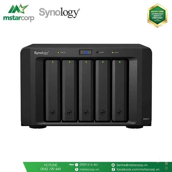 Nâng cấp dung lượng lưu trữ với thiết bị mở rộng cho NAS Synology DS923+