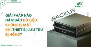 Giải pháp nào giúp đảm bảo dữ liệu không bị mất khi thiết bị lưu trữ bị hỏng?