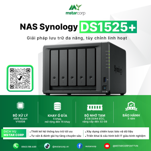 Thiết bị lưu trữ NAS Synology DS1525+