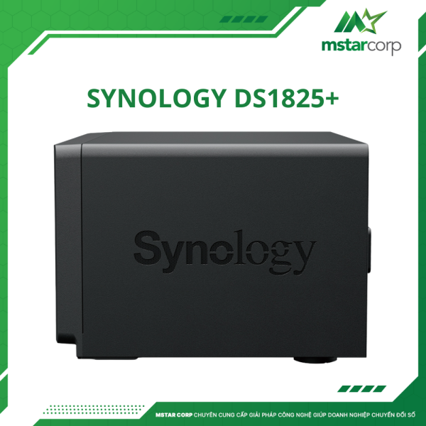 Thiết bị lưu trữ NAS Synology DS1825+ bên trái