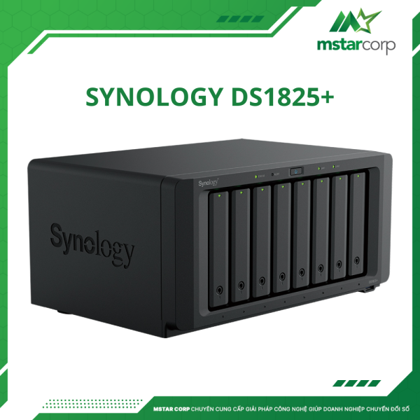 Thiết bị lưu trữ NAS Synology DS1825+ mặt bên phải