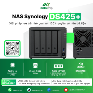 Thiết bị lưu trữ NAS Synology DS425+