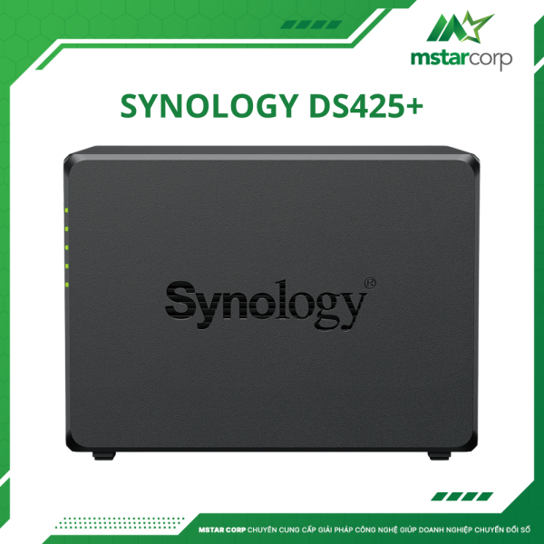 Thiết bị lưu trữ NAS Synology DS425+ trái