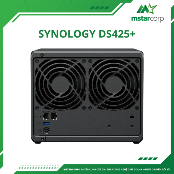 Thiết bị lưu trữ NAS Synology DS425+ sau