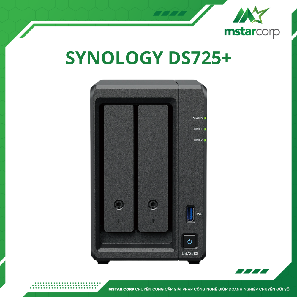 Thiết bị lưu trữ NAS Synology DS725+