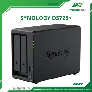 Thiết bị lưu trữ NAS Synology DS725+ mặt trái