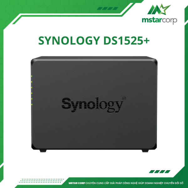 Thiết bị lưu trữ NAS Synology DS1525+ mặt trái