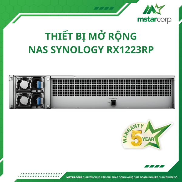 Thiết bị mở rộng NAS Synology RX1223RP - Hình ảnh 5