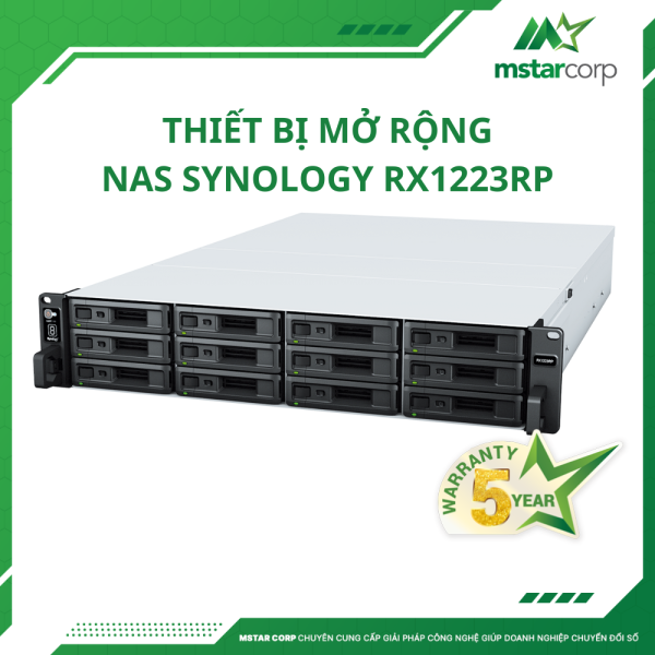 Thiết bị mở rộng NAS Synology RX1223RP - Hình ảnh 4